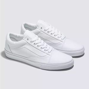 Vans Old Skool Canvas Sneaker in True White